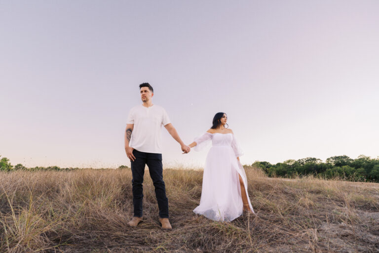Engagement session at Erwin Park In McKinney TX | Dani + Chris
